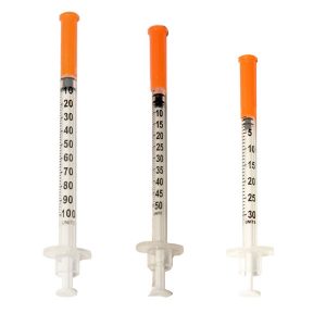 Jeringas para administración de insulina x und